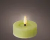 LED Teelichter mit Timer Outdoor 6,5x5cm Hellgrün / Produktbild-Vorschau 1
