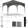 EUGAD Pop-Up Faltpavillon wasserfest Winterfest, Pavillon Produktbild-Vorschau 3