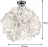 A product image of a ceiling light with dimensions indicated. Anteprima dell’immagine prodotto