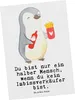 Mr. & Mrs. Panda Postkarte Imbissverkäufer Herz - Weiß - Produktbild-Vorschau 1