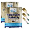 Holzwurm-Schreck farblos 5l + Pinselset 3-tlg. / Effektiver Produktbild-Vorschau 1