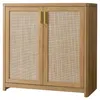 VASAGLE Küchenschrank im Boho-Stil, Türen Rattan-Optik, Produktbild-Vorschau 11
