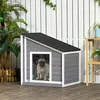 Niche pour chien PawHut, en bois de sapin, niche pour Voir les images du produit 2