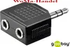 Audio-Adapter 3,5mm Stereo Stecker>2x3,5mm Kupp. Produktbild-Vorschau 5
