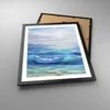 Gerahmtes Poster - Schwarzer Rahmen - Meer Welle Möwe - Produktbild-Vorschau 3