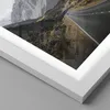 Gerahmtes Poster - Weißer Rahmen - Weg Berg Gipfel - 50x40 Produktbild-Vorschau 2