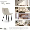 Lot de chaises de salle à manger Monroe aspect velours - Voir les images du produit 7