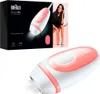 A Braun Silk-expert Mini IPL hair removal system, shown both in its packaging and as a standalone product. Anteprima dell’immagine prodotto