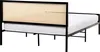 BELIANI Bett Schwarz Metall mit Lattenrost 140x200 cm Hohes Produktbild-Vorschau 6