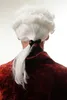 WIG ME UP Barocke Herren Perücke Edelmann Zopf weiß Produktbild-Vorschau 4