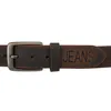 Büffelleder Gürtel Echtleder mit " Jeans " Motiv Produktbild-Vorschau 4