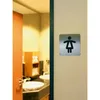 DURABLE PICTO piktogram ''WC dla Pa?'' 150x150 mm, Srebrny, Podgląd zdjęcia produktu 2