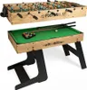 Eurekakids 2 In 1 Klappbarer Fußball Und Billard Braun  Produktbild-Vorschau 4