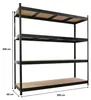 Profi Schwerlastregal HERCULES | HxBxT 200x200x60cm | 4 Produktbild-Vorschau 3