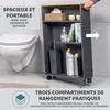 eluno Chariot de salle de bain, chariot de niche de Voir les images du produit 4
