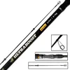 A fishing rod is shown against a white background with close-up insets. Produktbild-Vorschau