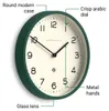 Newgate Number Four Echo – Wanduhr – Grün Produktbild-Vorschau 4