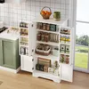 Wysoka szafka kuchenna Flieks z oświetleniem LED, Podgląd zdjęcia produktu 3