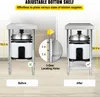A comparison of a kitchen shelf with a rice cooker before and after adjusting the bottom shelf. Voir les images du produit