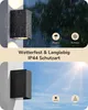 EDISHINE 2 LED Wandleuchte Innen & Aussen Schwarz, Produktbild-Vorschau 4