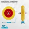 Wiltec Roue complète increvable 4.00-8 pour Diable – 392 x Voir les images du produit 4