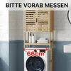 MinteLiv Waschmaschinenschrank Bambus - Platzsparendes Produktbild-Vorschau 6