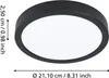FUEVA 6 Aufbauleuchte - H2,5 x Ø21,1 cm - schwarz - 11,5W Produktbild-Vorschau 3