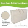 2 Stück Aufbewahrungstasche Baumwolle Tragetasche für Produktbild-Vorschau 4