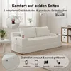 2-in-1 Cord Schlafsofa mit Schlaffunktion, Getränkehaltern Produktbild-Vorschau 9