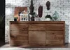 MASSIVMOEBEL24 Sideboard Sheesham 185x40x80 rot-braun Produktbild-Vorschau 2