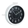 Horloge murale ronde Relaxdays, Ø 20 cm, petite horloge à Voir les images du produit 4
