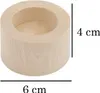Portacandele rotondo in legno da 4 cm, per decoupage Anteprima dell’immagine prodotto 4