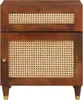 Möbel Nachttische Braun Rattan und massivem Mango Holz - Produktbild-Vorschau 3