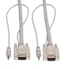ROLINE VGA+Audio kabel, MD15HD+jack3,5M - MD15HD+jack3,5M, Náhled obrázku produktu 3