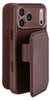 A brown leather iPhone case with a detachable wallet. Náhled obrázku produktu