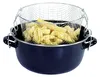 KARL KRÜGER Emaille pan voor friet, blauw Productafbeelding-voorbeeld 4