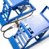 Bituxx 2 Auffahrrampen mit hydraulischem Wagenheber Blau Produktbild-Vorschau 6