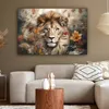 MuchoWow® - Leinwandbilder - Löwe - Wildtiere - Pflanzen - Produktbild-Vorschau 5
