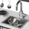 Cucina in legno XXL con illuminazione LED, grembiule e Anteprima dell’immagine prodotto 20