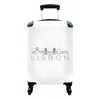 MuchoWow® Koffer Handgepäck Trolley Rollkoffer Kleine Produktbild-Vorschau 1