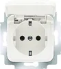 A white electrical outlet with a hinged cover. Anteprima dell’immagine prodotto