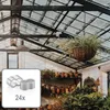 com-four® 24x Seilklemme 6mm - Würgeklemmen aus Aluminium - Produktbild-Vorschau 3