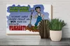 Holzschild Spruch 30x20cm Gartenarbeit macht Spass Garten Produktbild-Vorschau 4