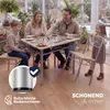 CASARIA® Jídelní stůl se 4 židlemi dřevo 5dílná sada kov Náhled obrázku produktu 5