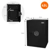 ECD Germany Safe Tresor 43L 35x50x31cm Stahl Wandtresor mit Produktbild-Vorschau 9