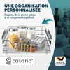 CASARIA® Tiroir télescopique de rangement 60 cm pour Voir les images du produit 3