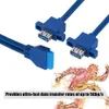 USB3.0 19PIN TO 2AF Front Motherboard Panel Mount Cable Voir les images du produit 5