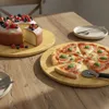 hausleben Set da 2 piatti per servire/torte in bambù, forma Anteprima dell’immagine prodotto 3