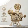 RoboTime 3D dřevěné mechanické puzzle Filmový projektor Náhled obrázku produktu 30