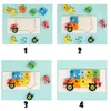3D dopravní zvířecí dinosauří puzzle s číselnými nápisy, Náhled obrázku produktu 5
